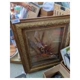 Large Oak Shadow Box Framed Driftwood & Large Oak Shadow Box Framed Driftwood &