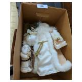 14" Pastel Santa Tree Topper w/ 14" Pastel Santa Tree Topper w/