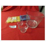 One Large Candle Holder, + One Large Candle Holder, +