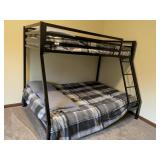 Twin Over Full Bunk Bed Black Metal Frame & Twin Over Full Bunk Bed Black Metal Frame &