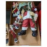 (4) Decorative Santas (4) Decorative Santas