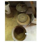 Brass? Bucket, Enamelware Canner &