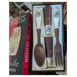 Vintage Serving Items + Vintage Small Plastic Loom