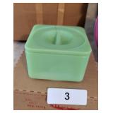 Jadeite Green Refrigerator Dish