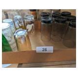 Smoke Gray Glasses + Vintage Glasses