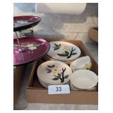Dixie Dogwood Dishes Incomplete Set +