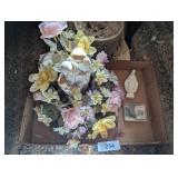 Religious Figurine & Rosary