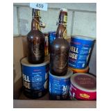 (2) Grolsch Snap Ring Beer Bottles &