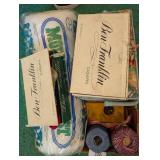 Sewing Box Lot