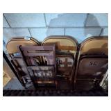 (6) Metal Folding Chairs & (1) Wood Folding Chair