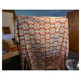 (2) Antique Cutter Quilts w/ Freezer Basket