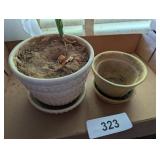 (2) McCoy Flower Pots