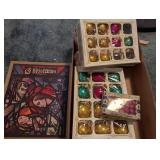 Vintage Mini Shiny Bright Christmas Ornaments &