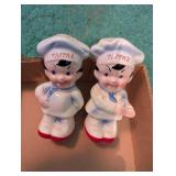 Tappan Chef Salt & Pepper Set Marked Japan