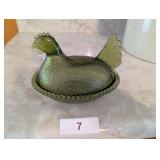 Avocado Green Chicken On Nest