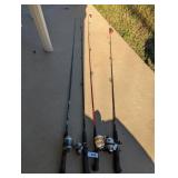 (4) Fishing Rod & Reels