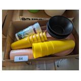 Pink Plastic Picnic Ware, & More