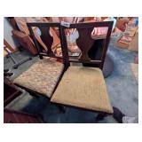 (2) Matching Wooden Chairs w/