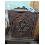 Small Antique Wood Cabinet