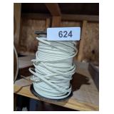 Roll of White Electrical Wire