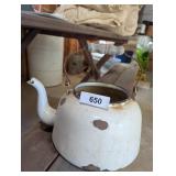 Enamelware Tea Kettle w/ No Lid