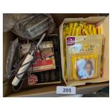 Old Style Aluminum Hair Clips, Brush Rollers, +