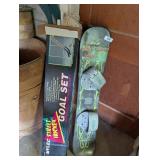Snowboard & Hockey Goal Set