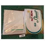 White Full Size Permanent Press Sheets