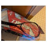 NIP Dunlop Three Racket Bag + (1) Tennis Racket
