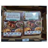 (2) New Brand Name Cookbooks