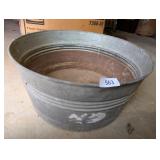 Galvanized Wash Tub