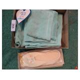 Aqua Towel Set New Old Stock &
