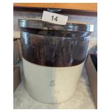 5 Gallon Stoneware Jar