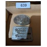 (2) Advertising Buckles