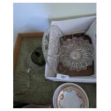 Avocado Green Candy Dish w/ Lid, +