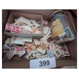 Large Quantity of Vintage Cancelled Stamps