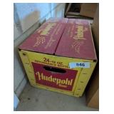 (24) Hudepohl Longneck Empty Beer Bottles in