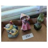 Miniature Avocado Green Oil Lamp, +