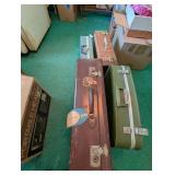 (4) Vintage Suitcases