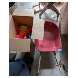 Child Size Radio Flyer Wheelbarrow &