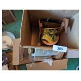 Wood Coat Rack, Paper Towel Holder &