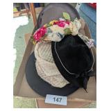 (6) Vintage Ladies Hats &