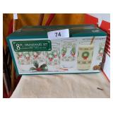 NIB (8) Pc Christmas Drinkware