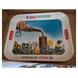(2) Coca-Cola Tray & Coca-Cola Bottle Opener