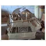 Vintage Crown Brand Bird Cage w/