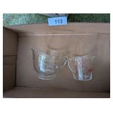Pyrex Measuring Cup & Fire King Measuring Cup