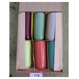 Plas-Tex Long John Tumbler Set in Original Box