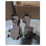 Vintage Metal Strap on Roller Skates