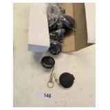 (12) Large Locking Retractable ID Hooks