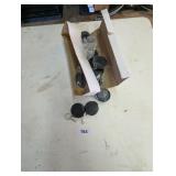 (12) Large Locking Retractable ID Hooks